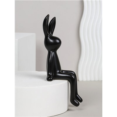 Статуэтка Кролик 21 см Пасха / HBC-102 /уп 30/черный
