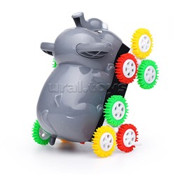 Машина "Слон" перевёртыш, на батарейках, в коробке