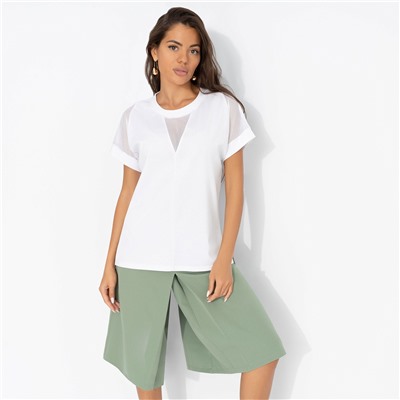 Футболка из эластичной ткани, Всегда нарядна