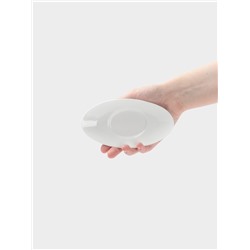 Блюдце Hanna Knövell, к соуснику 100 мл, фарфор, белое