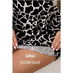 Туника домашняя большие размеры ТУЖ-черный