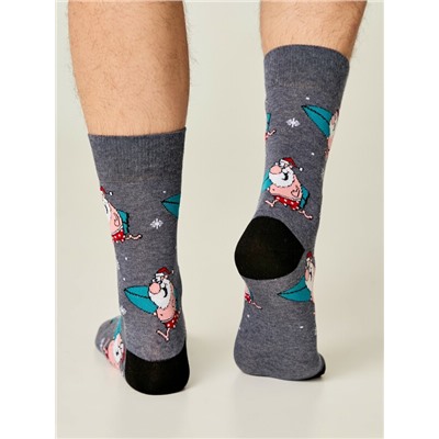 Новогодние БРЕСТСКИЕ НОСКИ МУЖСКИЕ 2146 NEW YEAR