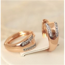 Серьги позолота  H01-14089