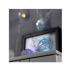 Гирлянда «Нить» 2.5 м с насадками «Груши», IP20, прозрачная нить, 10 LED, свечение белое, 220 В