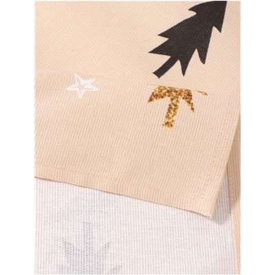 Скатерть новогодняя «Доляна» Christmas mood=146×110± 3 см, 100% хлопок, рогожка 164 г/м²