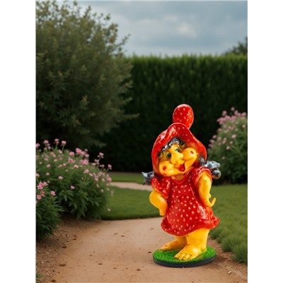 Садовая фигура из гипса «Гном клубничка», 54×22×28 см