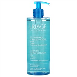 Uriage, Extra-Rich Dermatological Gel, 17 fl oz (500 ml)