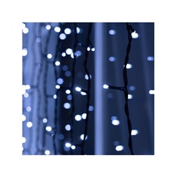 Гирлянда «Занавес» 2×3 м, IP44, УМС, тёмная нить, 760 LED, свечение белое, 220 В