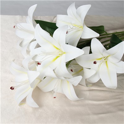 Цветок искусственный Лилия 52 см / CL-52 /уп 40/400/