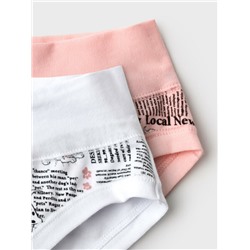 Трусы трикотажные для девочек, 2 шт в комплекте