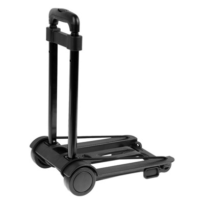 Тележка складная, для покупок и багажа, нагрузка до 30 кг, телескопическая ручка, пластик, 250×330×445(960) мм