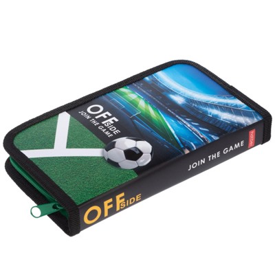 Пенал 2-х ств. 190х115 мм "Офсайд" с табл.умножения (088896) 43042 Хатбер