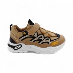 Подростковые кроссовки W158A-4 коричневые