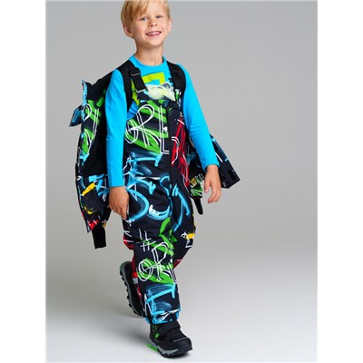 Комплект текстильный с полиуретановым покрытием для мальчиков: куртка, полукомбинезон