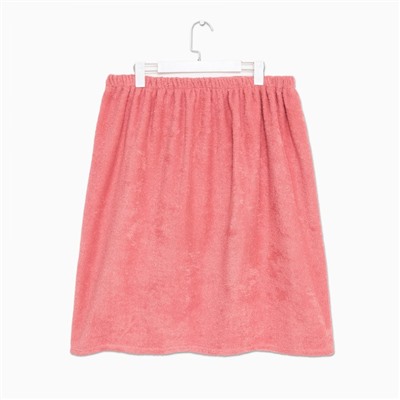 Набор для сауны «Экономь и Я»: полотенце - парео 68×150 см + чалма, 100% хлопок, 320 г/м, пыльно-розовый