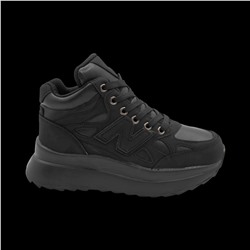 Кроссовки на меху В941-1 черные