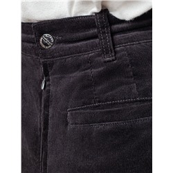 Юбка-карандаш из эластичного микро-вельвета