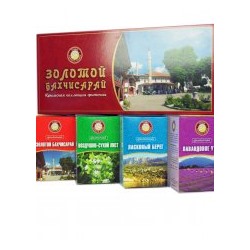 Подарочный набор чая Золотой Бахчисарай (4уп. по 50 гр.)