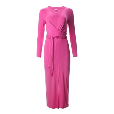 Платье миди женское MINAKU: Green trend, фуксия, размер 42