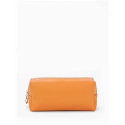 Косметичка женская ONE COLOR, на молнии, экокожа, бежевая