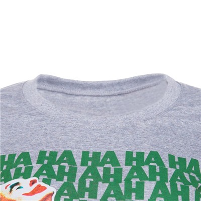 Футболка женская A HA HA, цвет светло-серый, размер 44