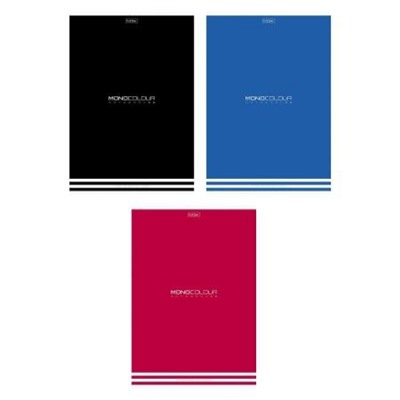 Тетрадь А4  96л линия "MONOCOLOUR" мат.лам (093583) Хатбер