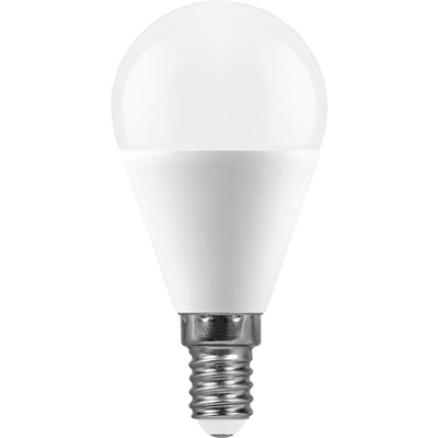 Лампа светодиодная,  (13W) 230V E14 2700K G45, LB-950