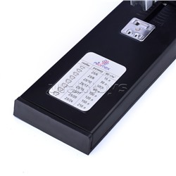 Степлер большой мощности "Attomex" 23/6-23/23 (до 240 листов, глубина скрепления 70 мм) металлический, в картонной коробке, черный