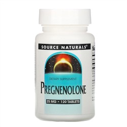 Source Naturals, прегненолон, 25 мг, 120 таблеток