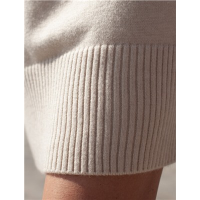 Платье из пряжи с кашемиром