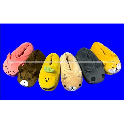 2 пары ПОДАРОЧНЫЙ НАБОР Носки-тапочки женские мягкие Прикольные