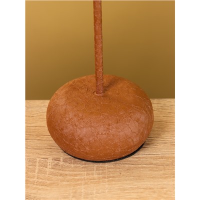 Подсвечник на 1 свечу текстурный «Бисквит», 8×8×25.5 см