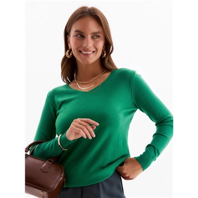 Джемпер женский MINAKU, зелёный, размер 42-44