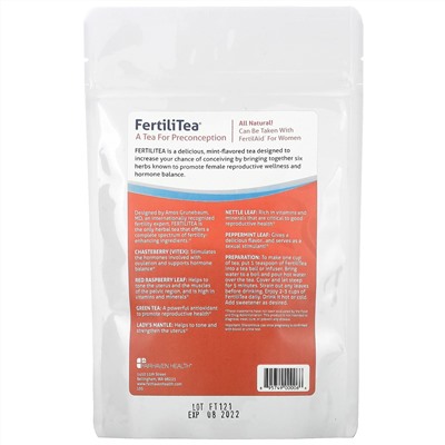 Fairhaven Health, Fertili Tea, 3 унции