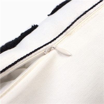 Наволочка декоративная «Этель. Home» Бохо, 45×45 см, чёрная