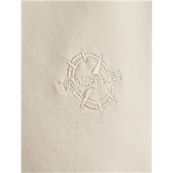 Свитшот с воротом стойкой на молнии из эластичного футера двухнитки