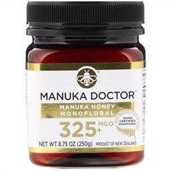 Manuka Doctor, монофлерный мед манука, MGO 325+, 250 г (8,75 унции)