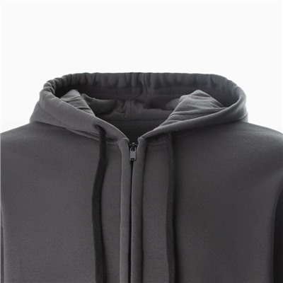 Толстовка мужская НАЧЁС, цвет графит, размер 52