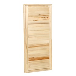 Дверь для бани и сауны «Эконом», 180×70 см по коробке, деревянная, «Добропаровъ»