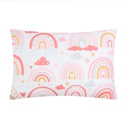 Подушка декоративная «Этель» Boho rainbow, 40×60 см, велюр