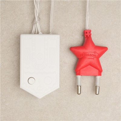 УЦЕНКА Гирлянда «Сеть» 1.6×1.6 м, IP20, прозрачная нить, 144 LED, свечение мульти, 8 режимов, 220 В