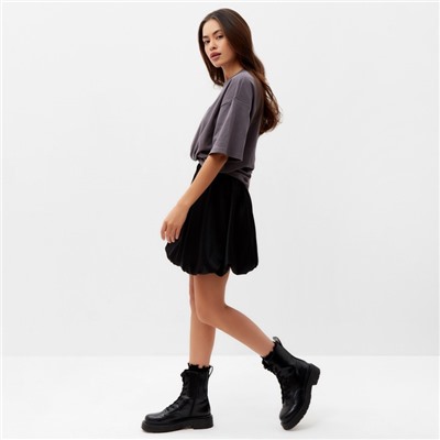 Юбка баллон мини женская MIST, размер L, чёрная