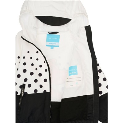 Куртка текстильная с полиуретановым покрытием для девочек (ветровка)