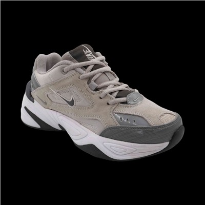 Кроссовки из натуральной кожи В603-33 серые