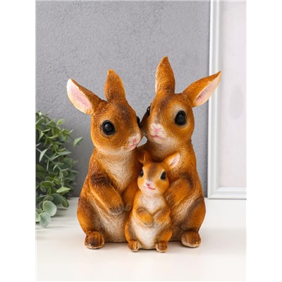 Фигурка полистоун TAKE IT EASY «Семья зайцев», 11×15×23 см