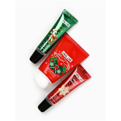 Новогодний подарочный набор косметики: маска для лица 2 шт., крем для рук и бальзам для губ, URAL LAB