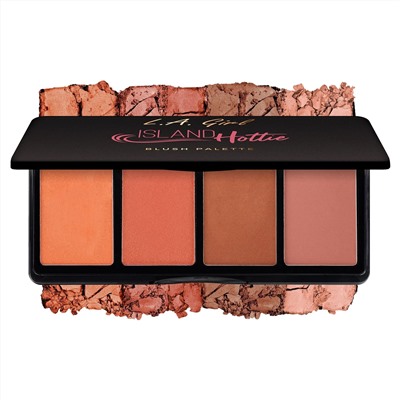 L.A. Girl, Палетка румян Island Hottie Blush Palette, 4 г (каждый оттенок)
