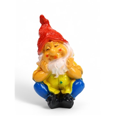 Садовая фигура из гипса «Гном спящий», 22×14×14 см