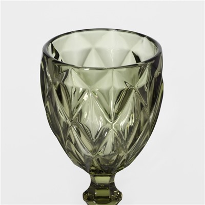 Бокал для вина Magistro «Круиз», 250 мл, 8×15.3 см, стекло, зелёное