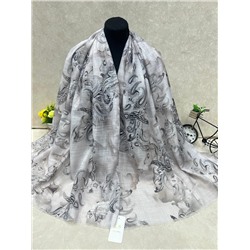 Легкий платок на голову и шею, мультицвет